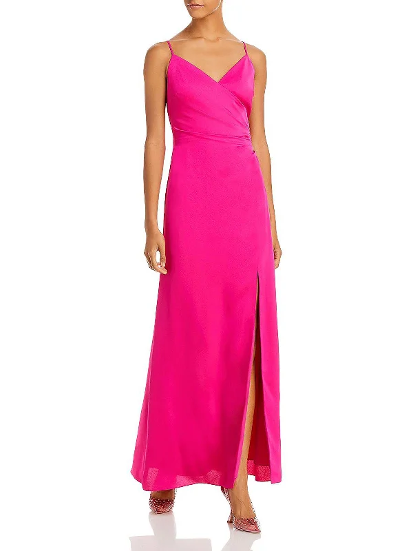 The Best Sale of the Year!Womens Tie Back Split Hem Maxi Dress
