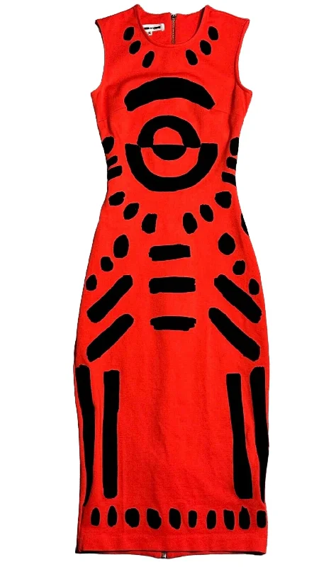 Unmissable Offers Await!Women's Cutout Bodycon Dress In Red