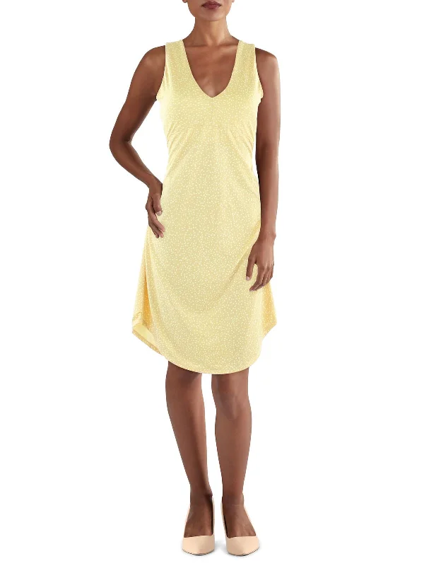 The Best Offers Are Here!Womens Dots Double V Bodycon Dress
