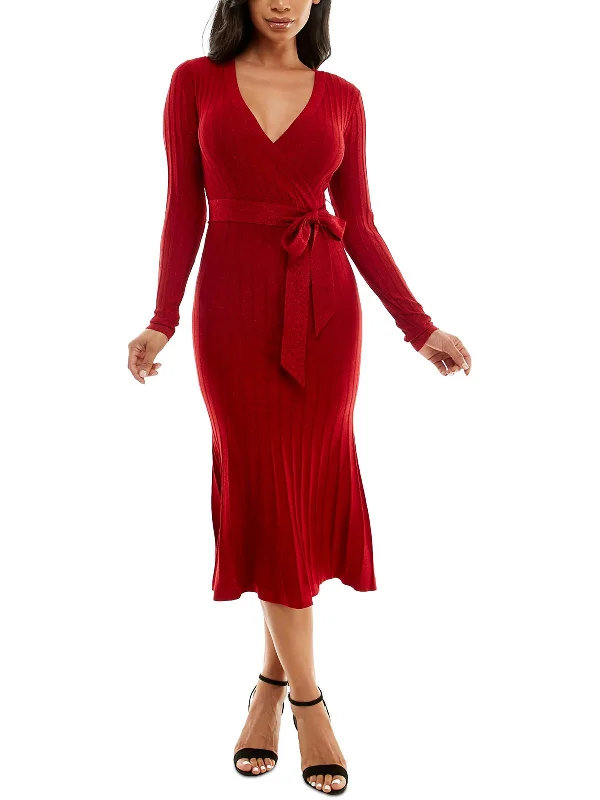 Great Deals, Just for You!Juniors Womens Knit Sparkle Bodycon Dress
