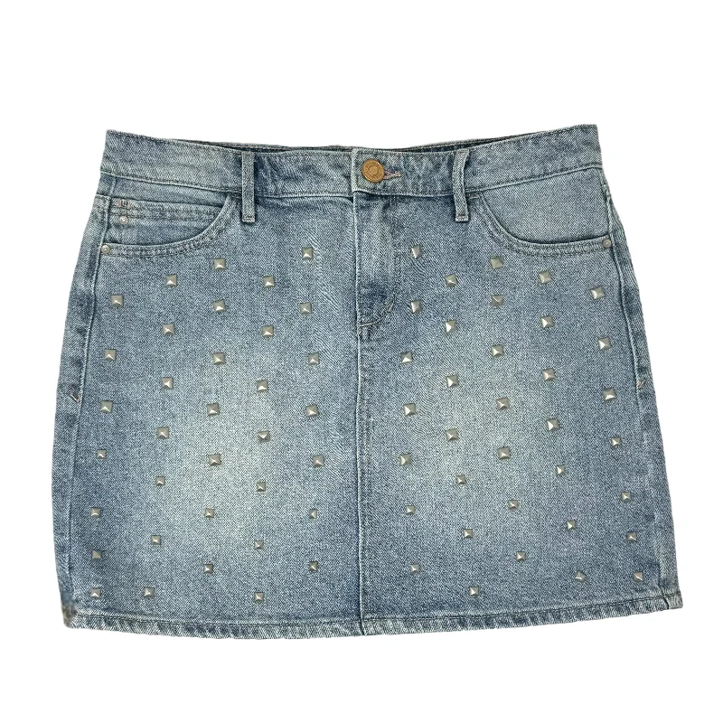 Shop Now and Save!Studded Denim Mini Skirt By Skinny Girl Size: 2