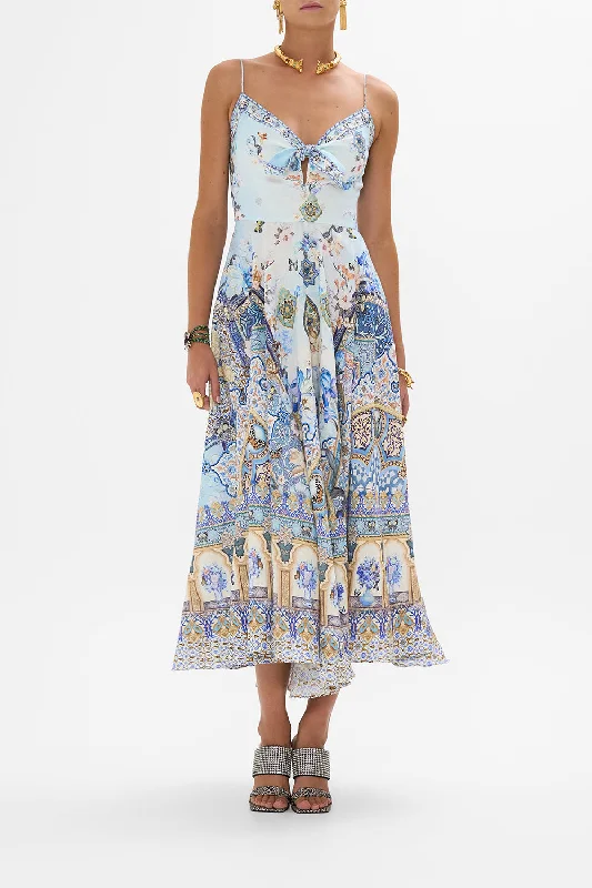 Hottest Discounts of the Year!LONG DRESS WITH TIE FRONT AL MANIAL PALACE MEMOIRS