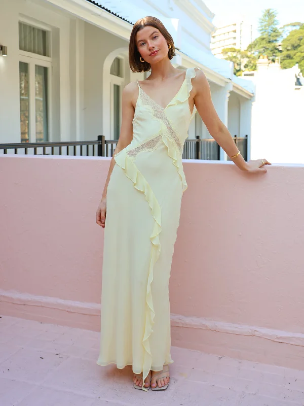 Best Offers of the Month!Bec & Bridge Knox Maxi Dress in Ice Yellow