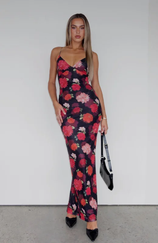 One Day Only – Huge Savings!Don't Phone Me Maxi Dress Sunset Bloom
