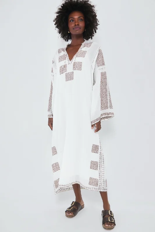 Must-Have Deals Inside!Embroidered Leila Caftan