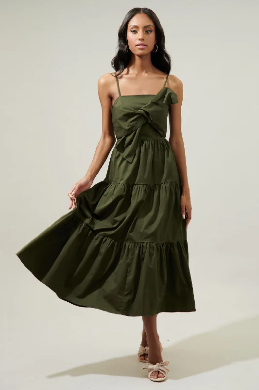 The Best Deals Won’t Wait!Helene Tiered Cami Maxi Dress