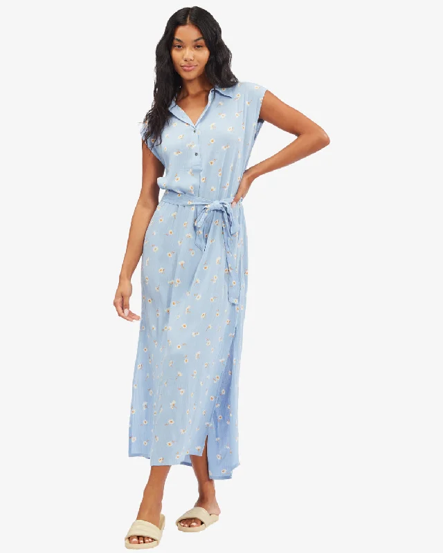 Get the Best for Less!Lovely Ways Woven Dress - Sweet Blue