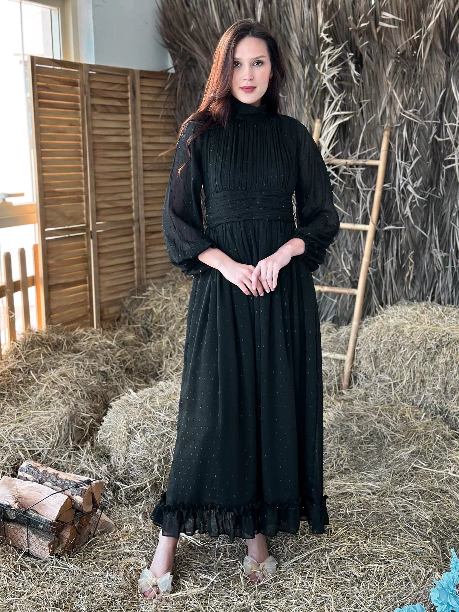 Everything Must Go!Morgan Black Long Dress