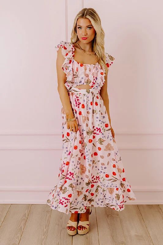 Best Deals Just for You!Picnic Date Ruffle Maxi