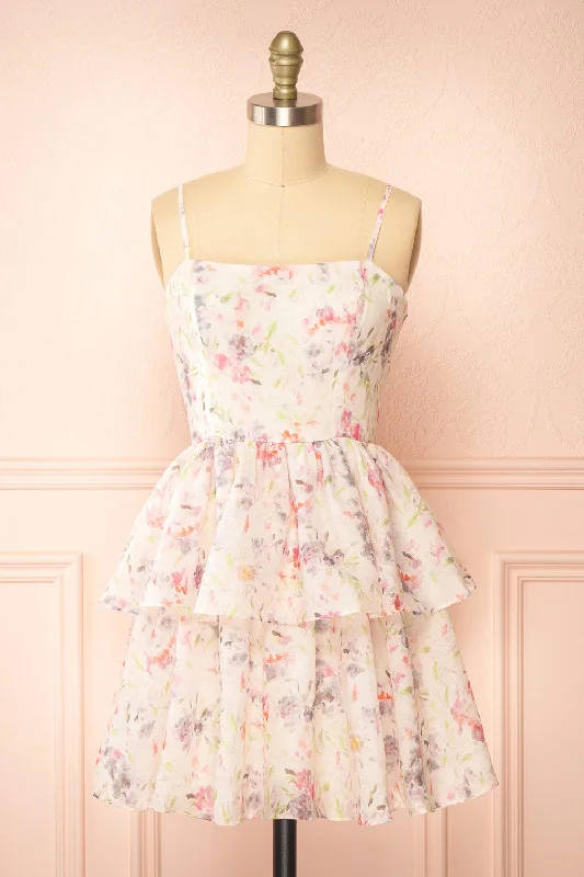 Your Discount is Waiting!Ripley | Short Floral Organza Dress