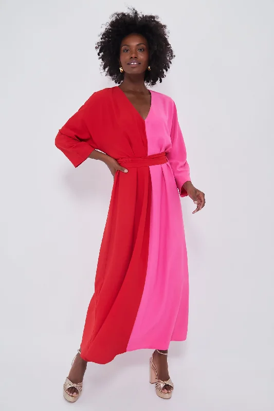 Great Deals, Just for You!Scarlet and Hot Pink Madame G Caftan
