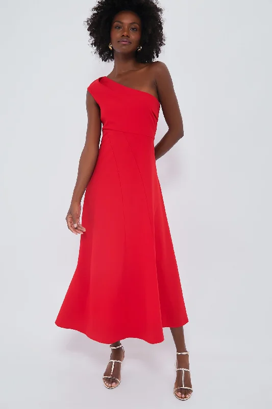 More Discounts, More Joy!Scarlet Carmen Dress
