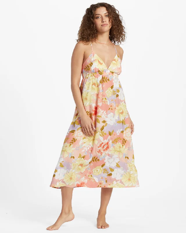 Special Discounts Inside!Sunset Skies Dress - Sweet Peach