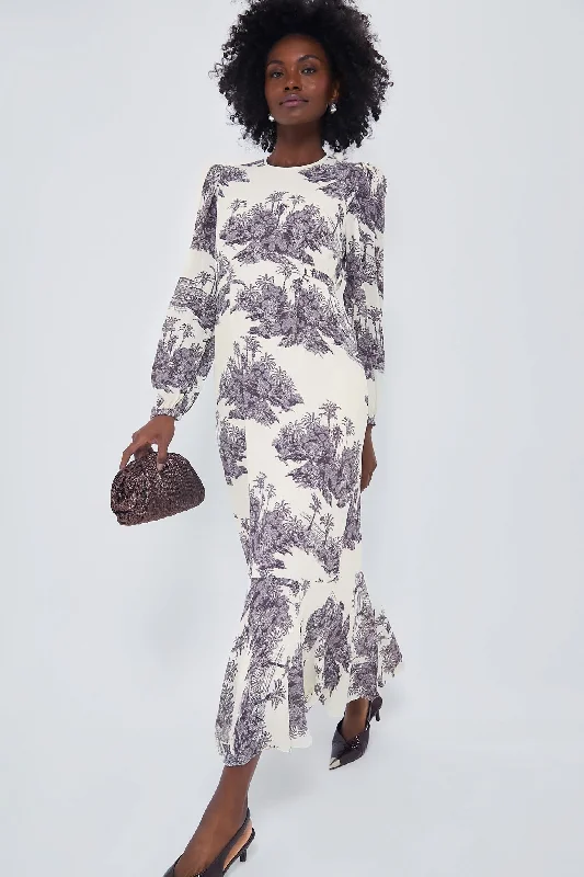 Save Money, Shop Happy!Toile Hibiscus Hill Dress