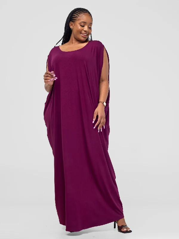 Grab Yours Before It’s Too Late!Safiya Maxi Dress - Burgundy