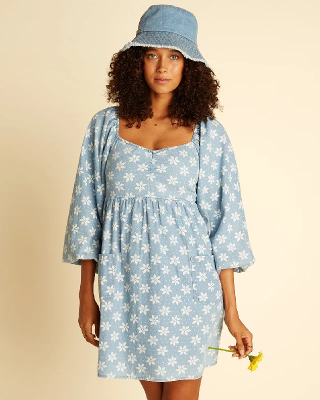 Seasonal Sale – Shop Now!Wrangler Just A Dream Babydoll Dress - Rodeo Blue