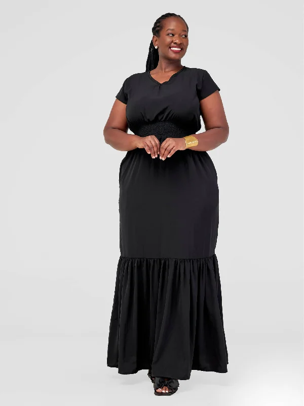 Shop the Hottest Deals!Zamaya Stitches Dress - Black