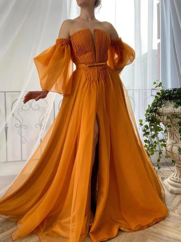 Your Shopping Spree Starts Here!A-line Popular Long Prom Dresses, Newest 2022 Prom Dresses , High Fashion Wedding Guest Dresses