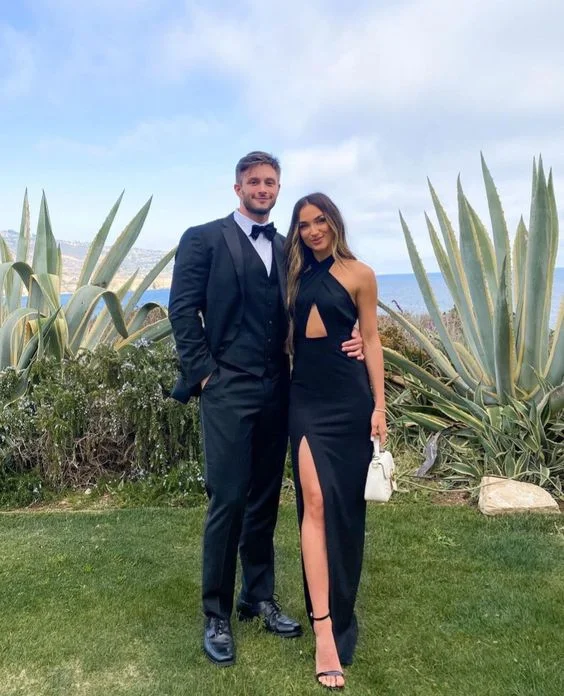 Price Drop Alert!Black Mermaid Long Prom Dresses With Side Slit    cg24890