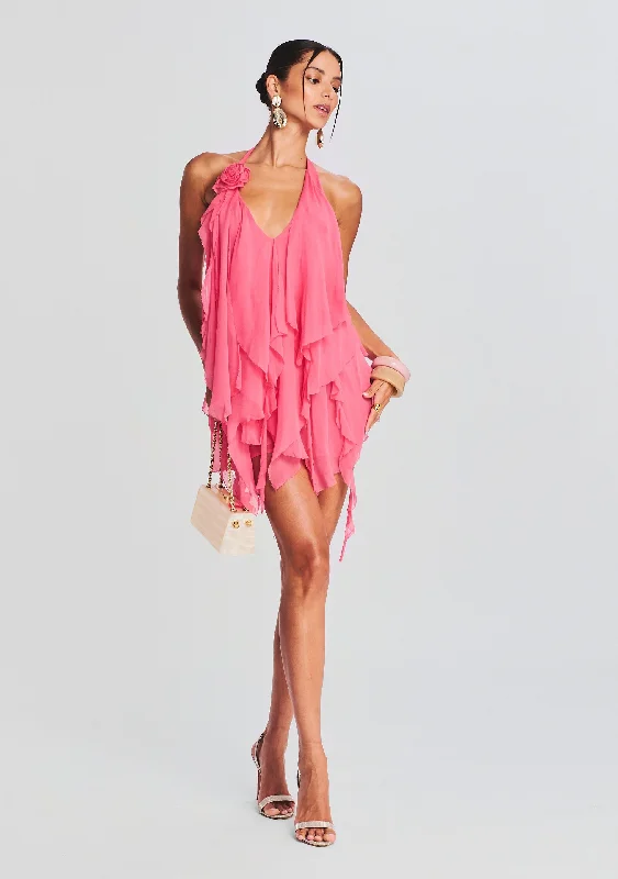 Limited Edition, Limited Price!Caspian Silk Chiffon Dress