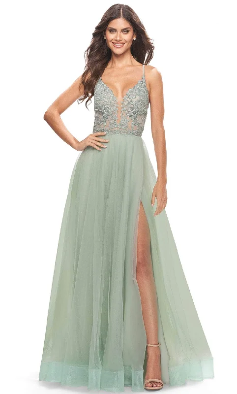 Flash Deals – Act Quickly!La Femme 31542 - Sleeveless Embellished Prom Dress