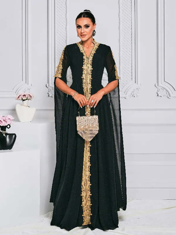 Buy More, Save More!Long Sleeve Tulle Formal Dress MES00347