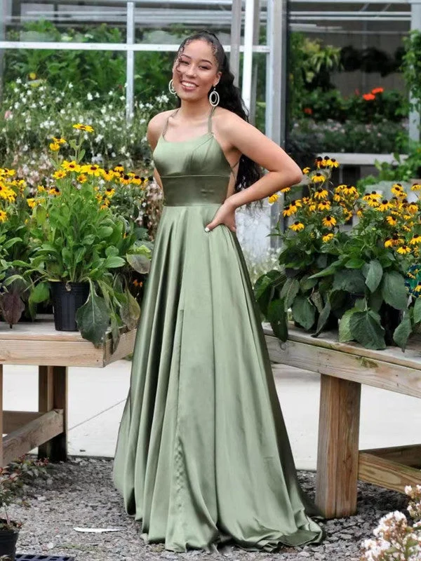 Upgrade for Less!Simple Straps Long Prom Dresses, Cheap 2022 Prom Dresses, A-line Wedding Bridesmaid Dresses