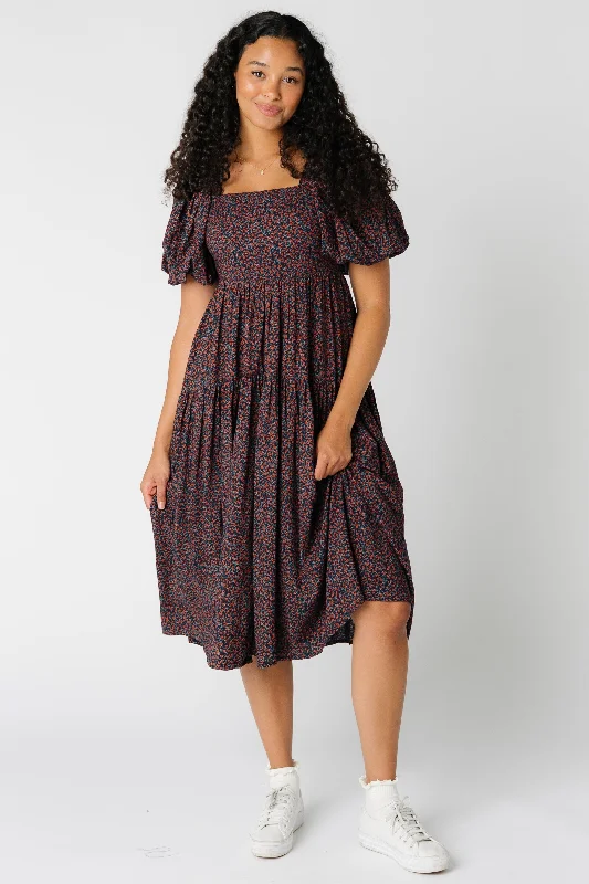 Enjoy Huge Discounts Now!Brass & Roe Falling Smocked Dress