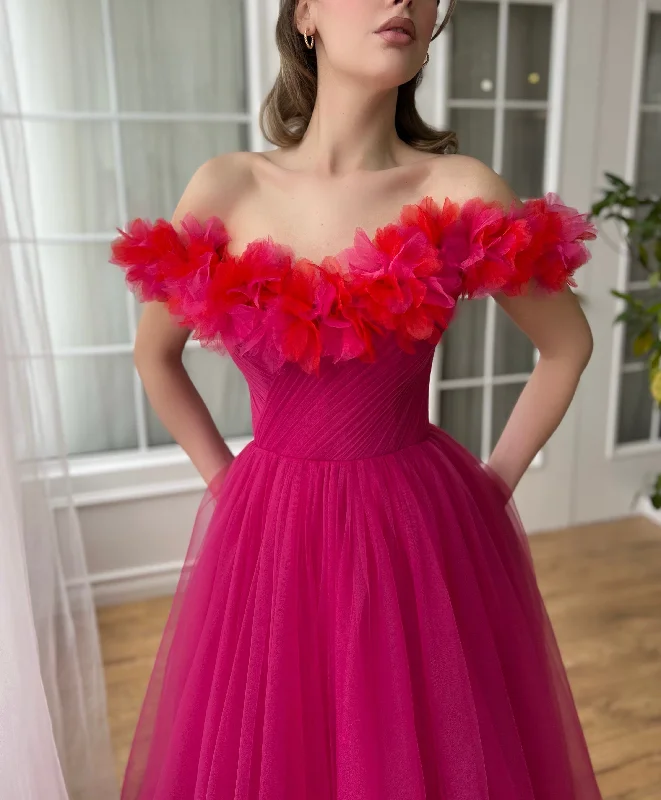 Shop More, Spend Less!Cerise Fleur Midi Dress