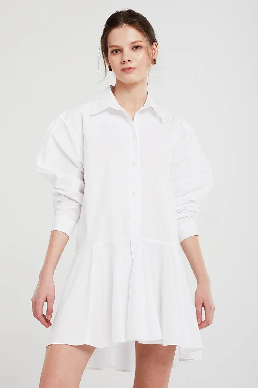 Huge Savings – Act Now!Chloe Flare Hem Shirt Dress