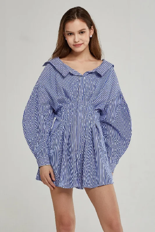 Limited Deals, Unlimited Savings!Emily Striped Corset Shirt Dress