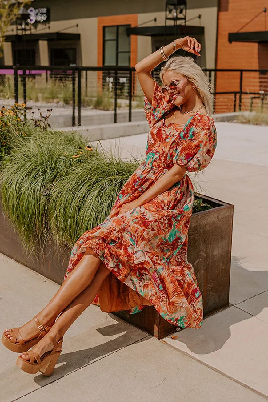 Best Price of the Season!Feeling Posh Floral Midi