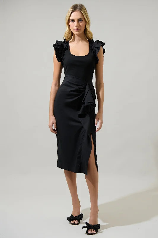 Don’t Wait – Deals Won’t Last!Gavina Glow Pleated Midi Dress