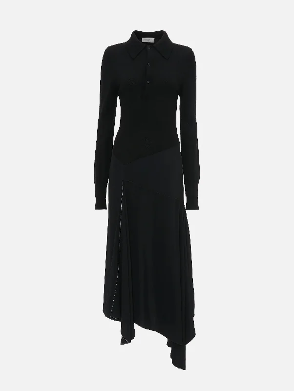 Unmissable Offers Await!Henley Shirt Dress in Black