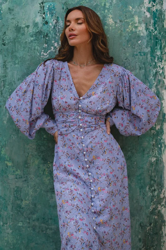 Instant Savings Await!Juliette Pearl Buttons Midi Dress