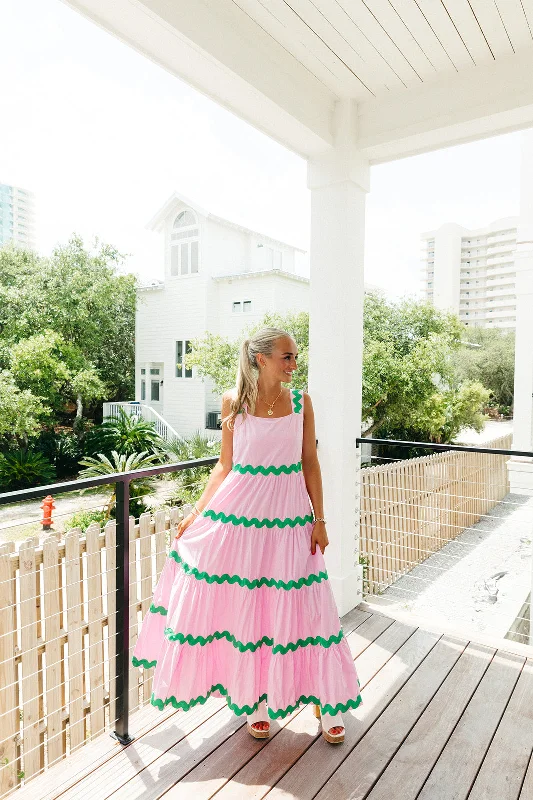 Mega Sale Happening Now!Leap Of Faith Midi Dress - Cool Pink