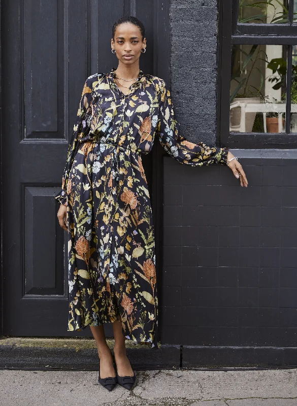One Day Only – Huge Savings!Luna Printed Long Shirt Dress