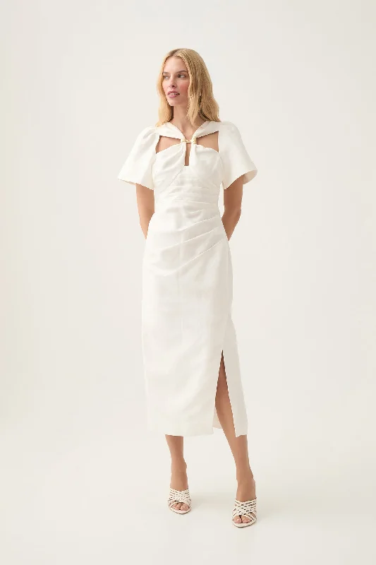 Your Best Deals Are Here!Presence Twisted Midi Dress