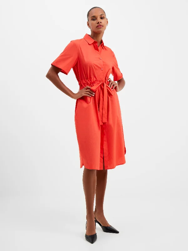 Massive Price Cuts!Rhodes Poplin Shirt Dress