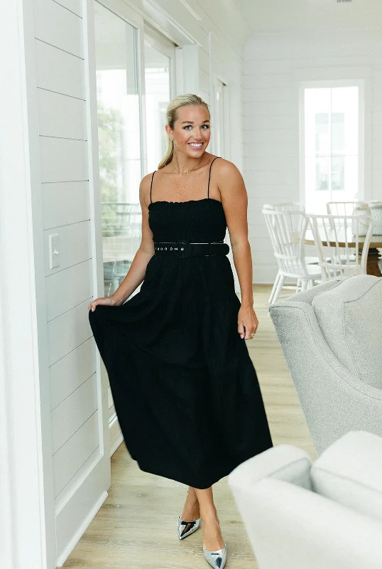 Mega Sale Happening Now!Summer Loving Midi Dress - Black