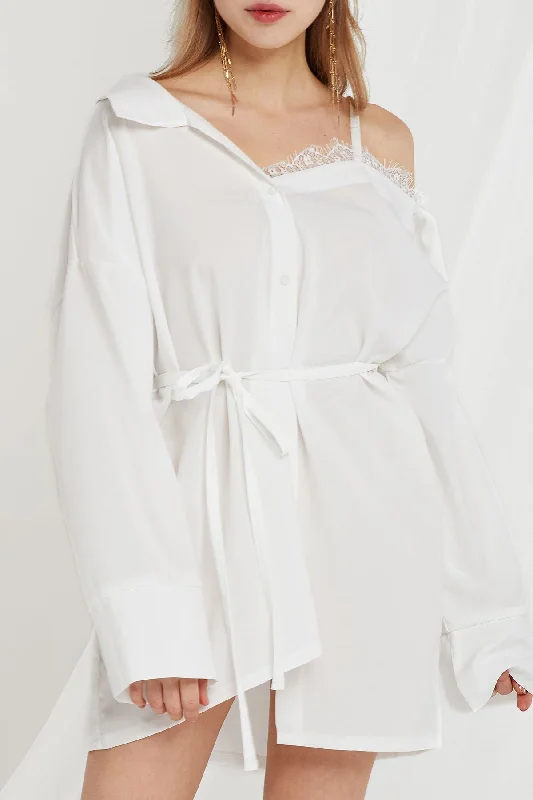 Every Deal is a Steal!Vera Asymmetric Shirt Dress-2 Colors